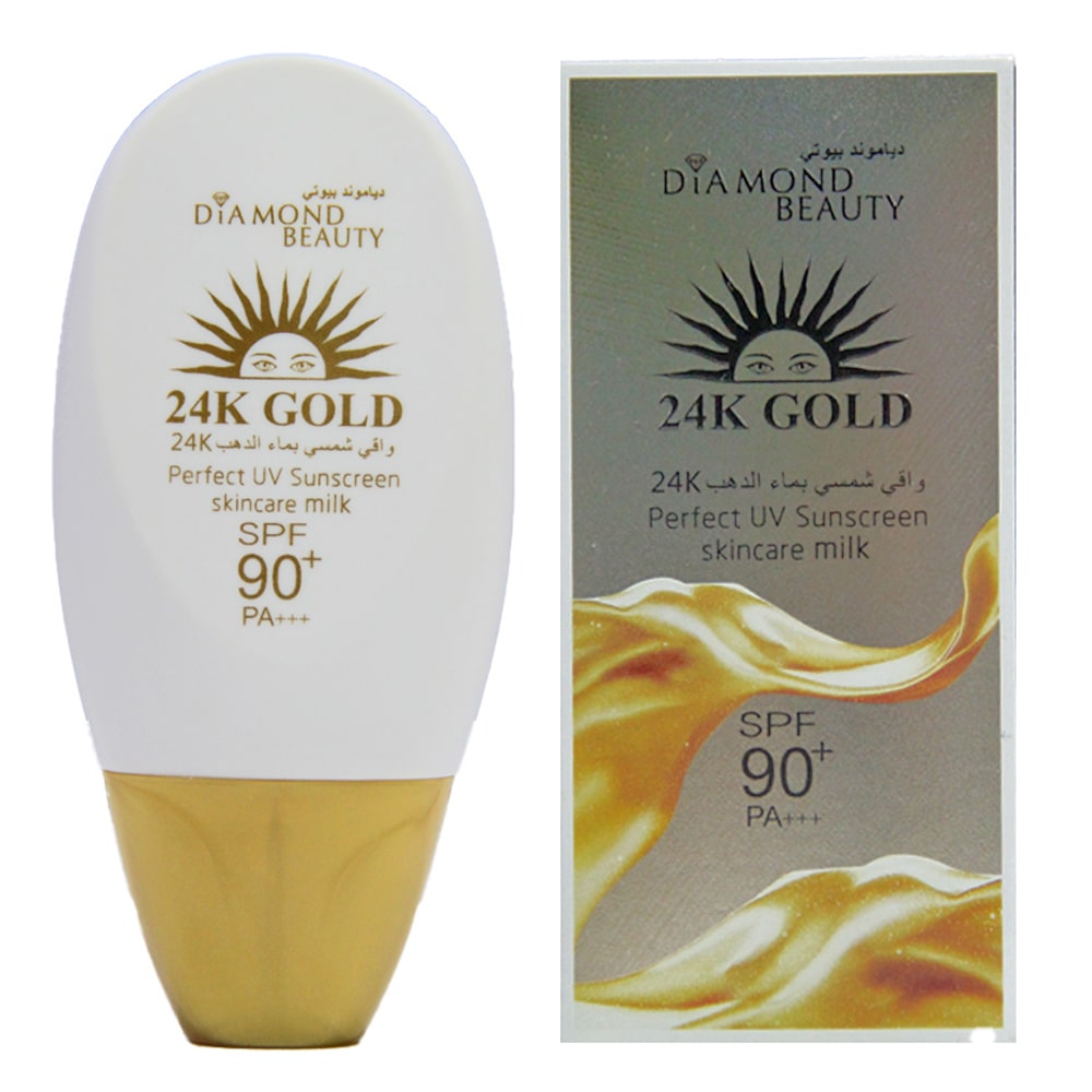 Diamond Beauty 24K Gold Perfect UV Sunscreen Skincare Milk